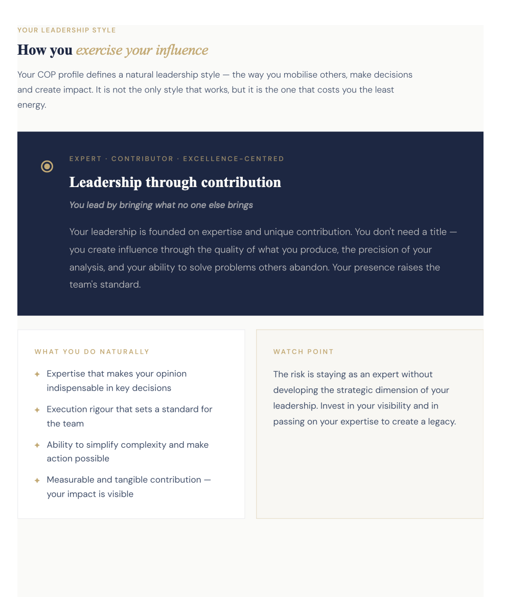 Leadership style